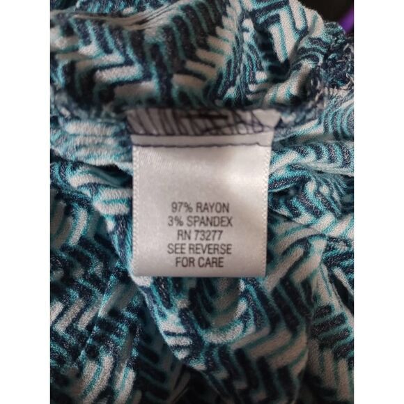 Croft & Barrow Women Tops Extra Large Petite Blue - Picture 5 of 7